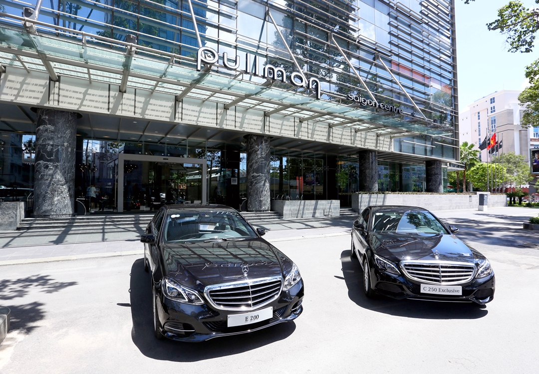 Pullman Saigon Centre sử dụng Mercedes E200 và C250 Exclusive