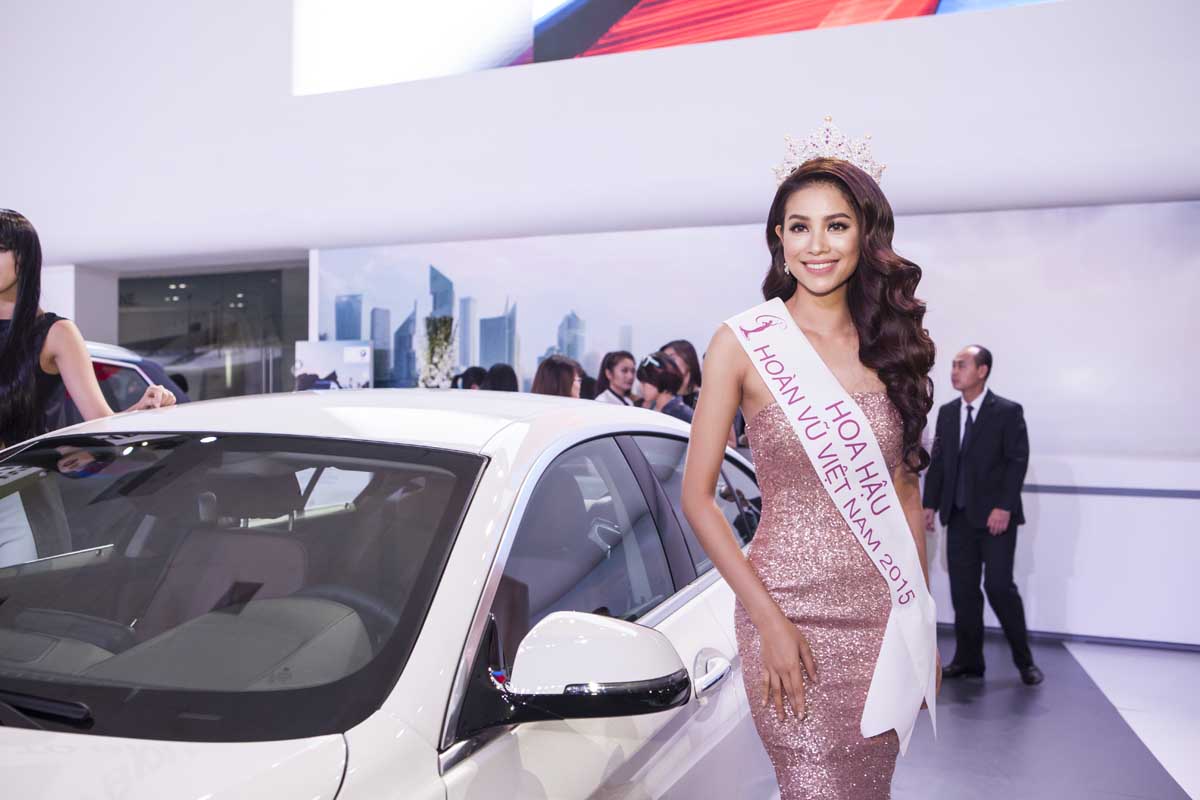 Tân hoa hậu á hậu hoàn vũ Việt Nam tại VIMS 2015
