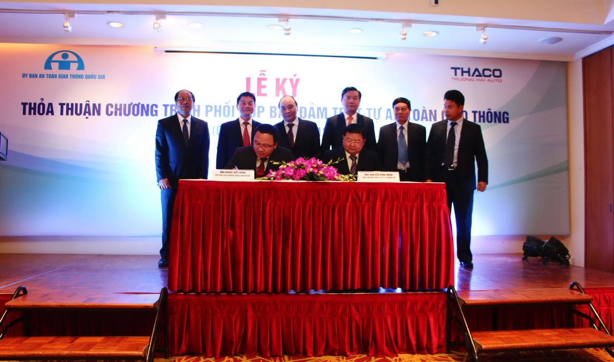 Thaco hợp tác với Ủy ban ATGT quốc gia