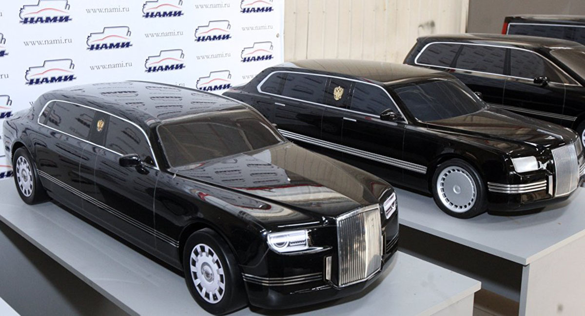 hình ảnh xe limo mới của tổng thống Nga