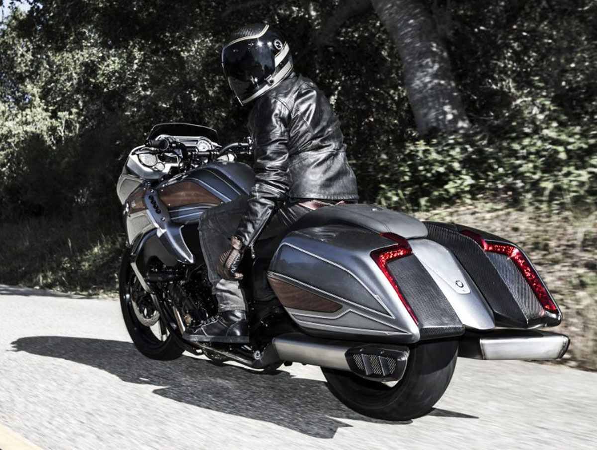 mặt sau xe bmw motorrad concept 101