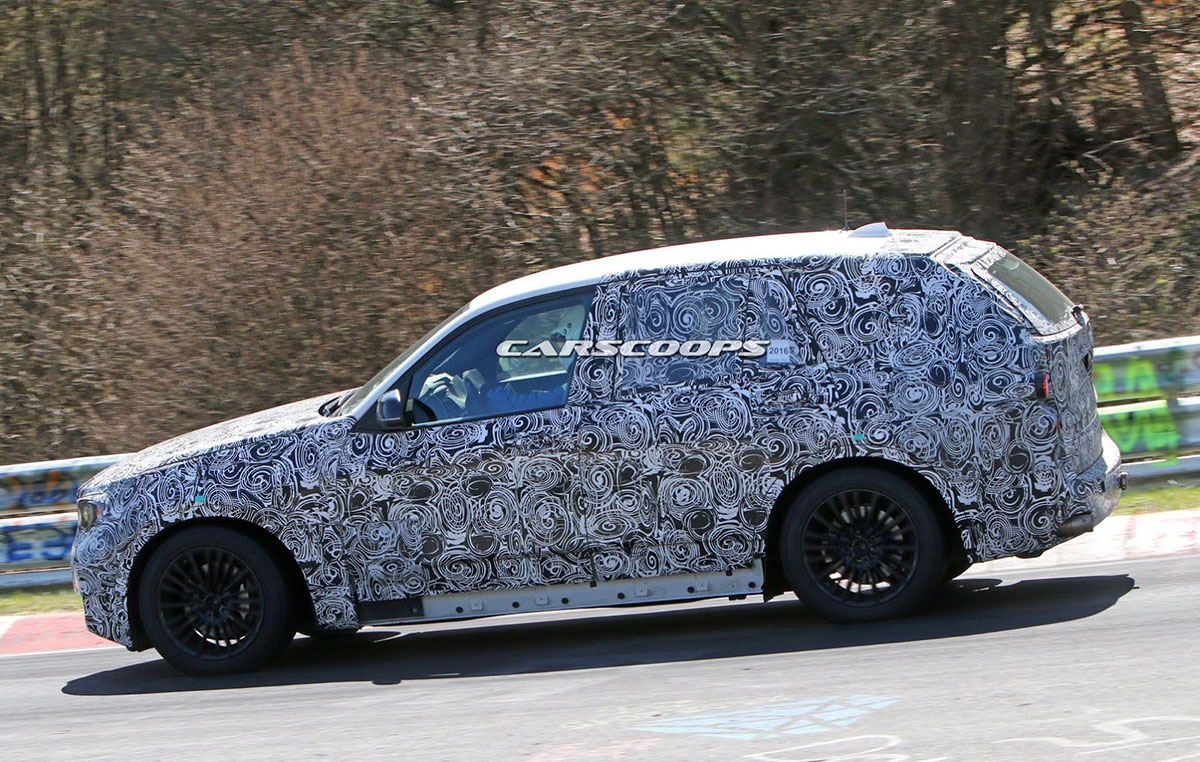 hình ngang mẫu SUV BMW X5 thế hệ mới