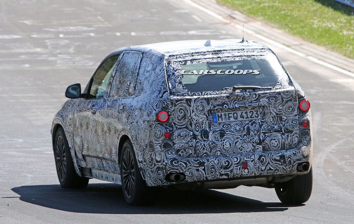 đuôi xe mẫu SUV BMW X5 thế hệ mới