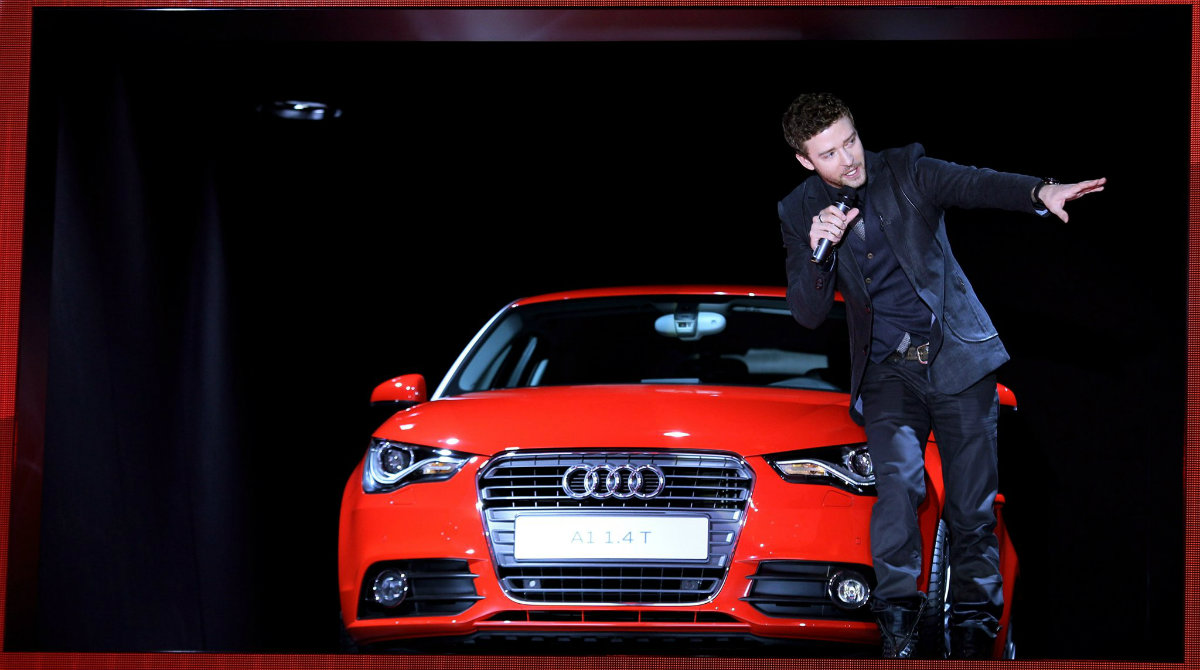 Justin Timberlake  Audi A1-Autovina