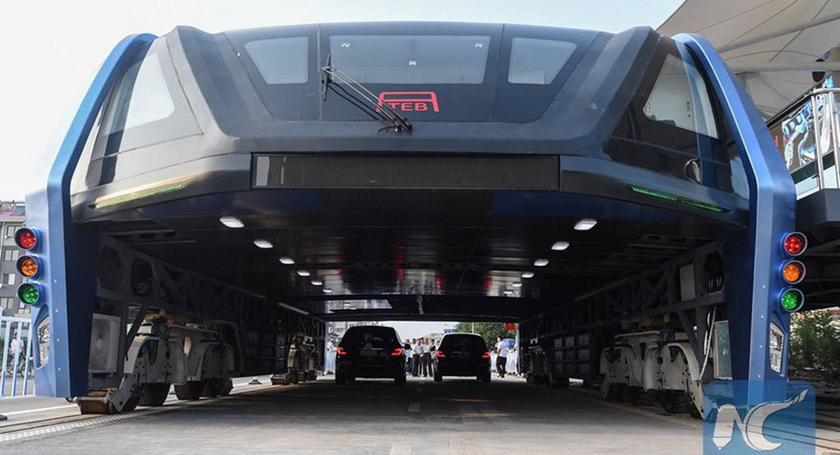 xe buýt khổng lồ tại Trung Quốc