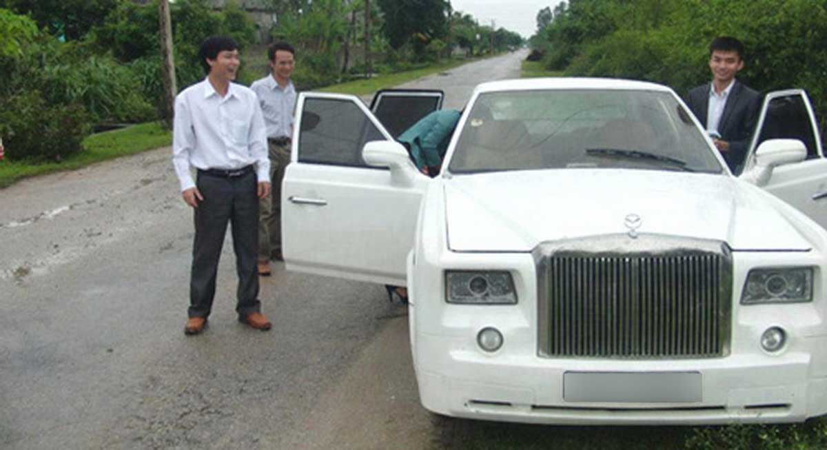 xế sang Rolls-Royce Ghost nhái tại Việt Nam