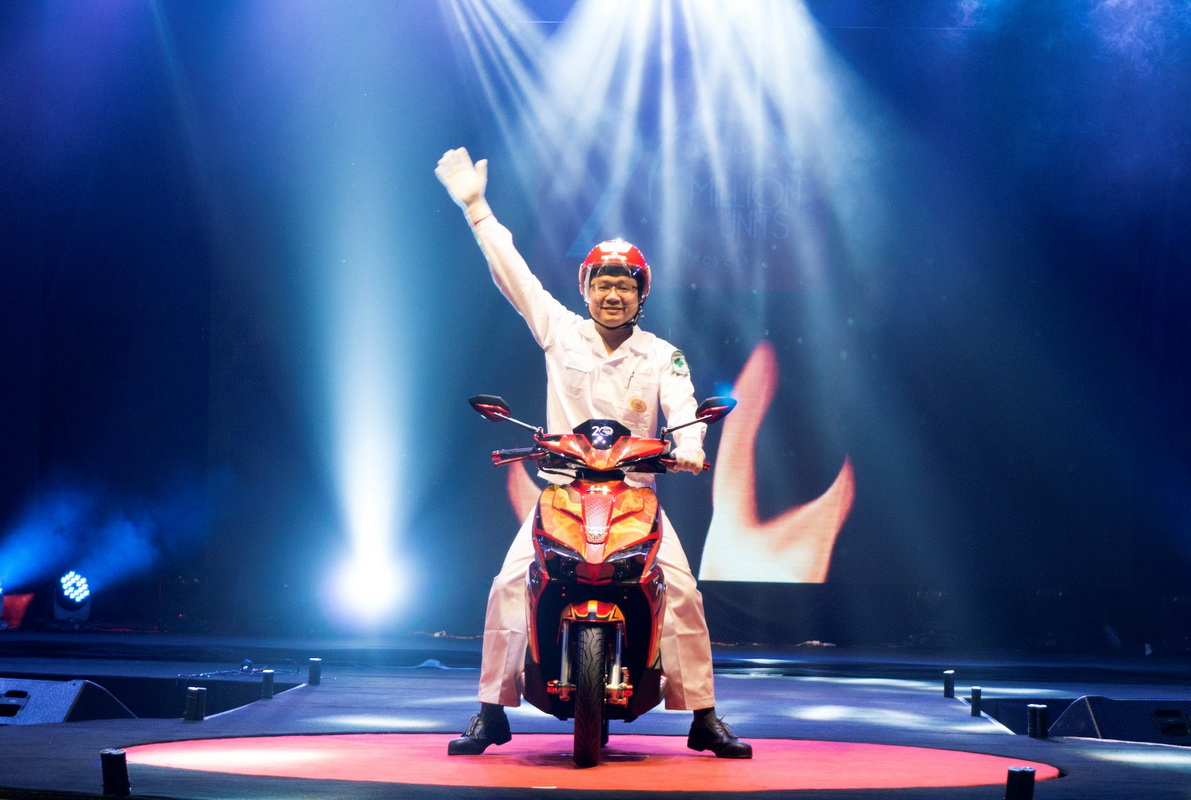 Honda Việt Nam tổ chức chào mừng chiếc xe máy thứ 20 triệu xuất xưởng