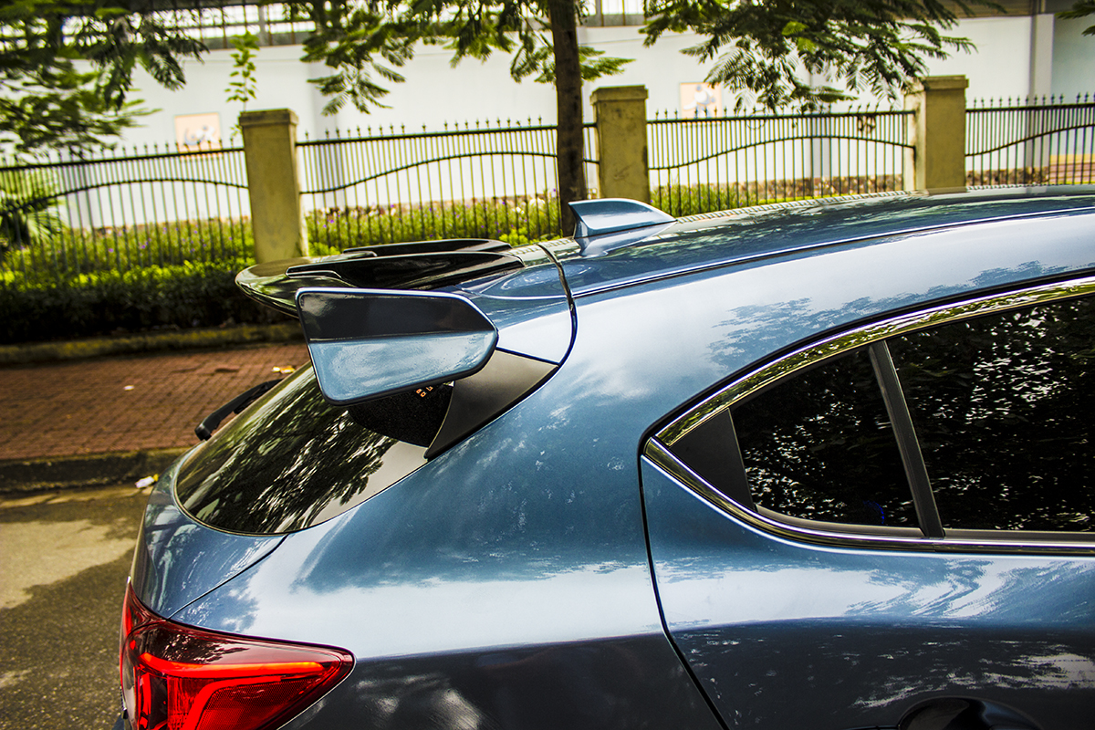 bản Mazda3 hatchback 2015 độ loa khủng tại Hà Nội