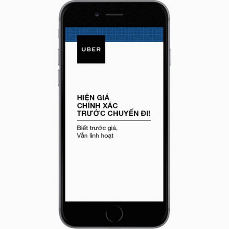 Uber tại Việt Nam có thêm tính năng Hiện giá trước chuyến đi