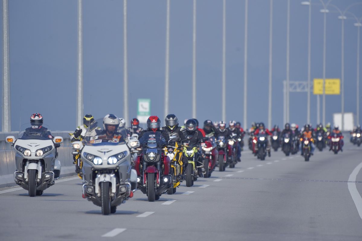 Chiêm ngưỡng dàn mô tô khủng tụ hội trong hành trình Honda Châu Á