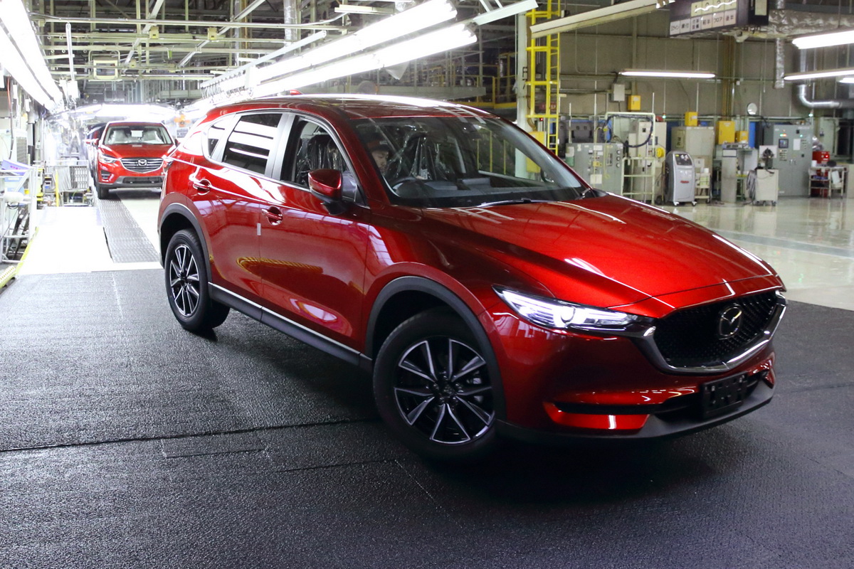 Mazda CX-5 2017 mới đã bắt đầu được sản xuất