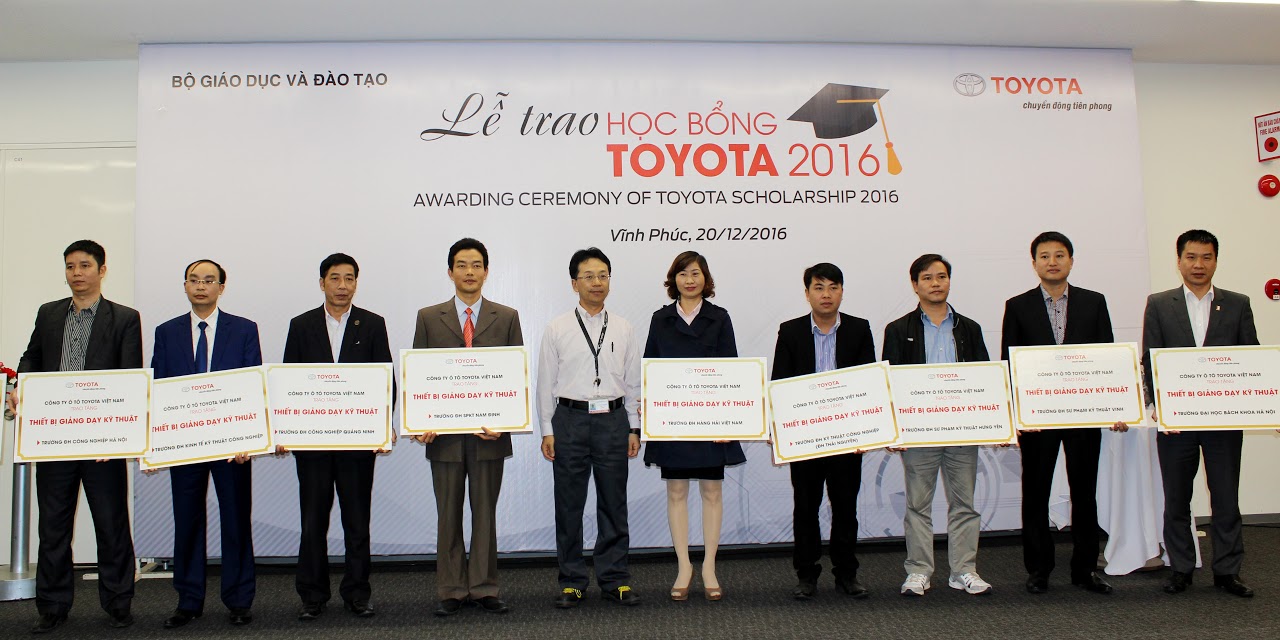 HỌc bổng Toyota 2016