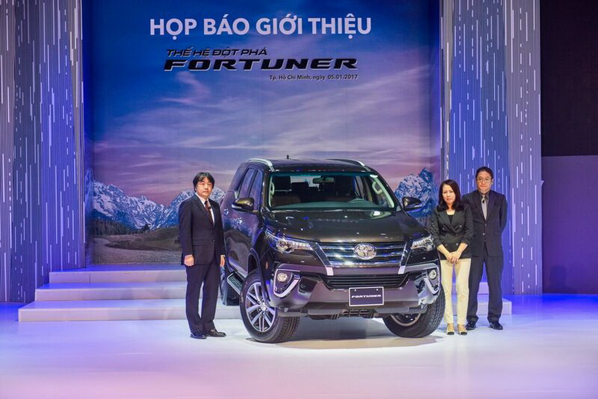 doanh số bán hàng Toyota Việt Nam tháng 1-2017