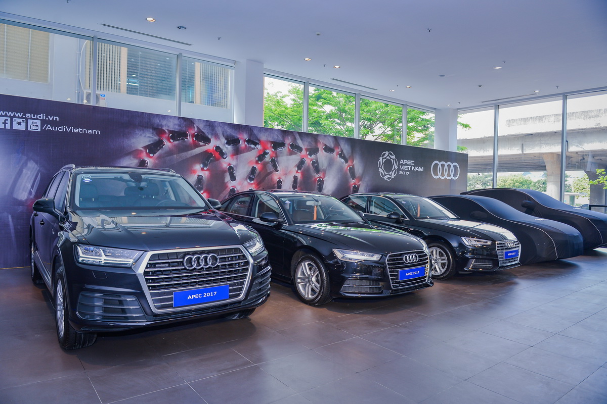 Dàn xe Audi phục vụ Hội nghị APEC 2017 tại Việt Nam