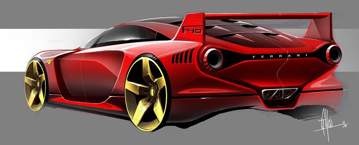 Xe Ferrari cổ khơi nguồn cảm hứng những mẫu xe của tương lai