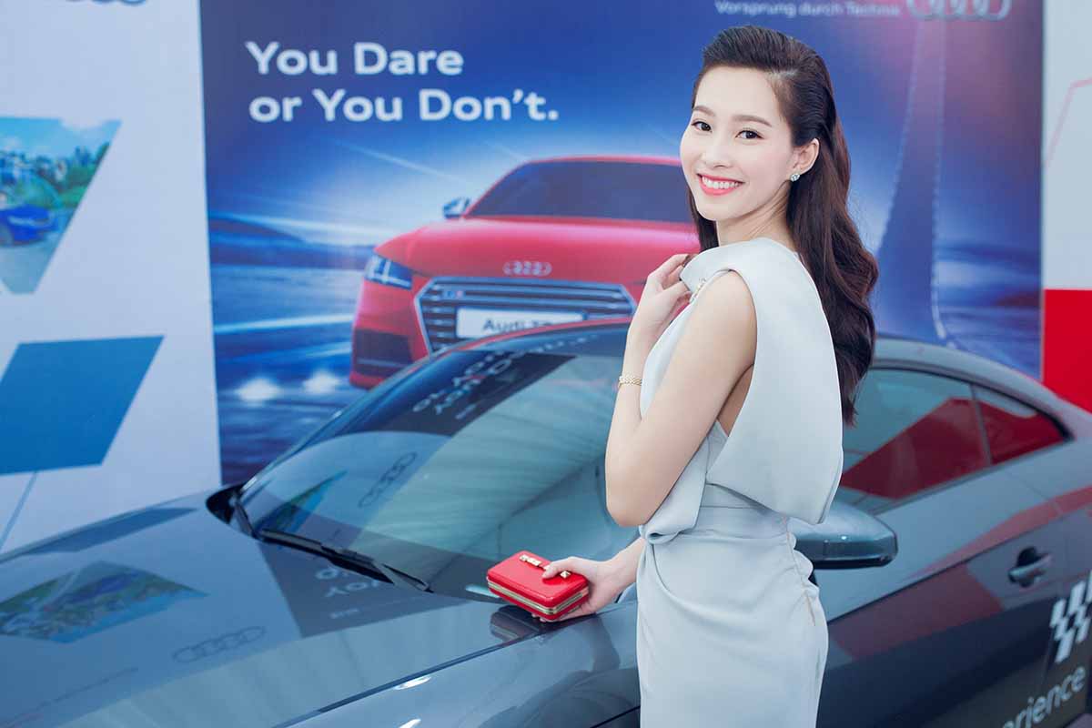 Hoa hậu Thu Thảo tại sự kiện Trải nghiệm Audi 2015