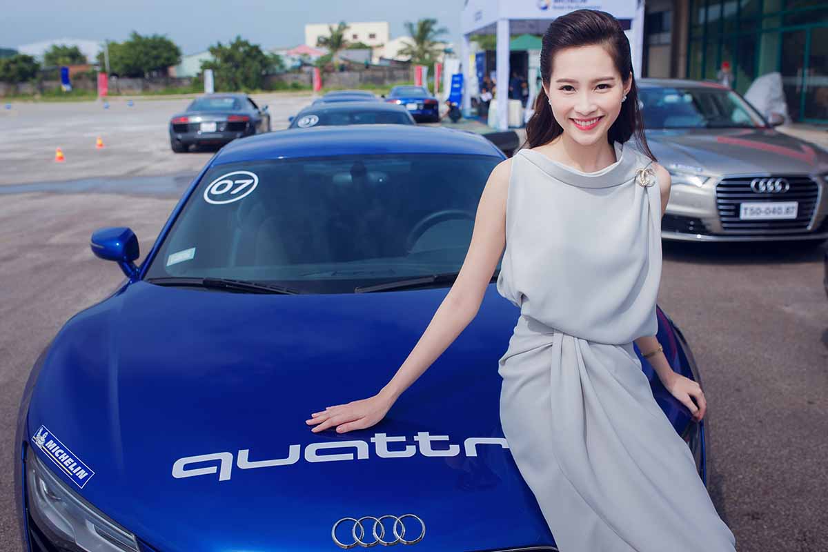 Hoa Hậu Thu Thảo cũng góp mặt tại sự kiện Trải nghiệm với Audi tại Phú Quốc