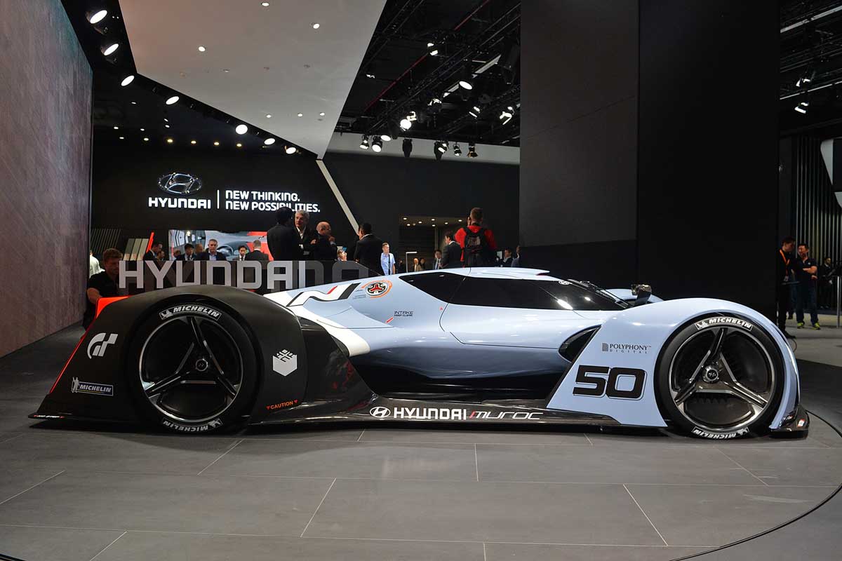 Sieu xe Hyundai n 2025 vision gran turismo ra mat frankfurt motor show 2015