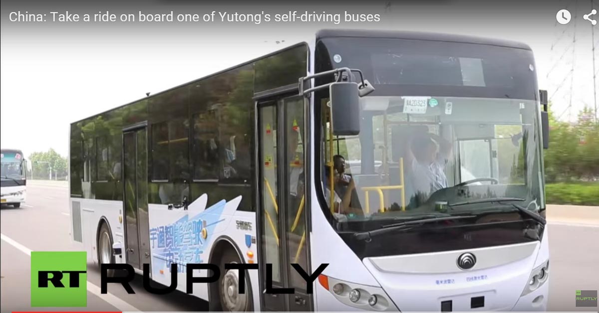 Xe buýt tự hành đầu tiên trên thế giới
