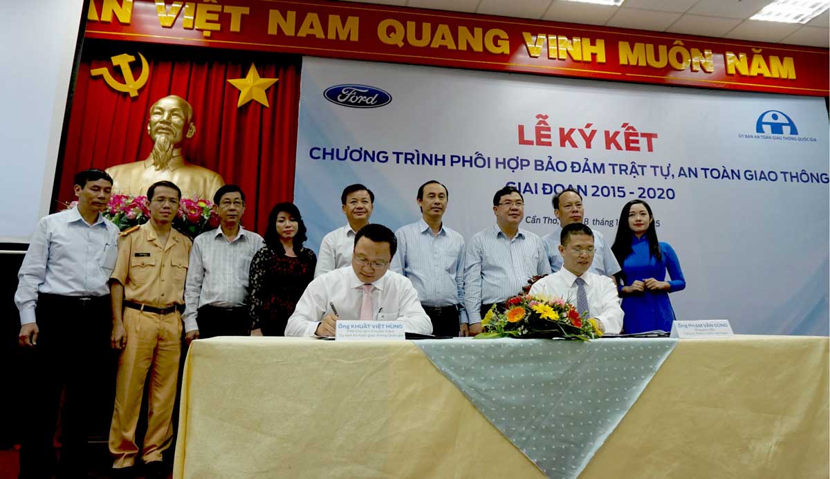 Ford Việt Nam là đối tác chiến lược của UB ATGT QG