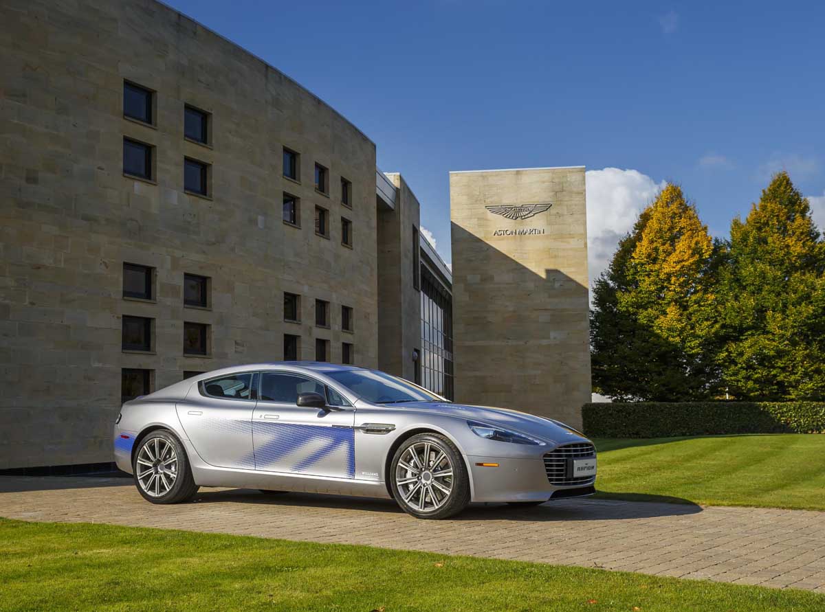 Aston Martin RapidE concept hé lộ hình ảnh
