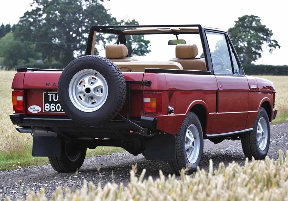 xe cổ range rover mui trần đời 1973