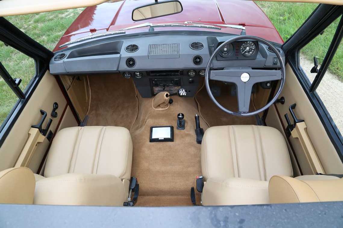 xe cổ range rover mui trần đời 1973