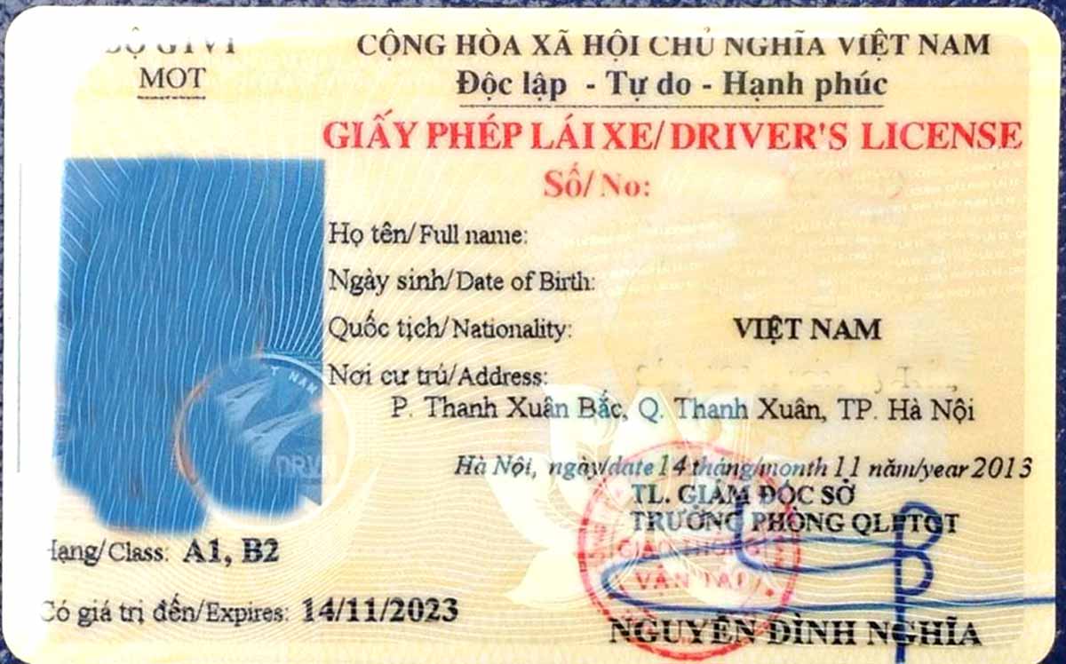 quy định trong việc cấp đổi giấy phép lái xe