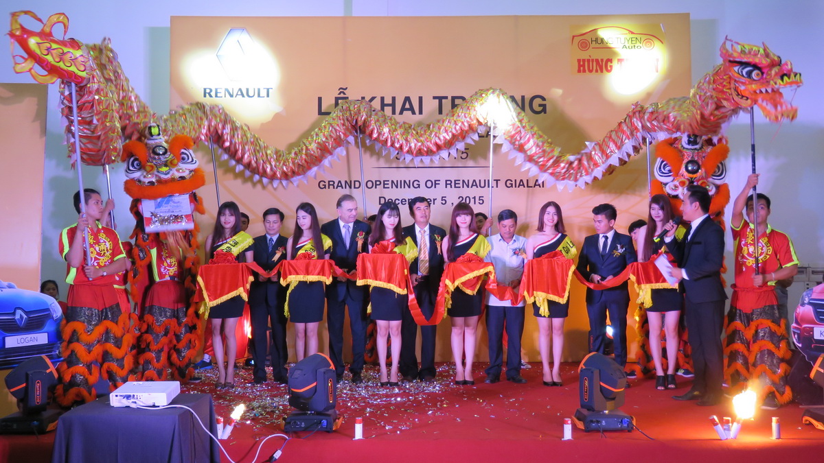 khai trương đại lý Renault Gia Lai