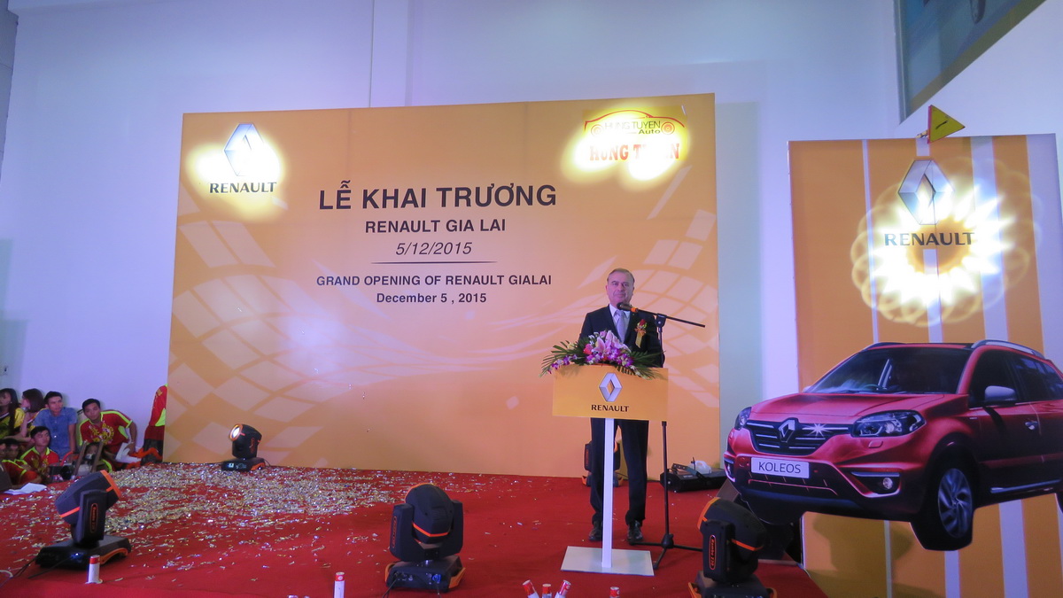 khai trương đại lý Renault Gia Lai