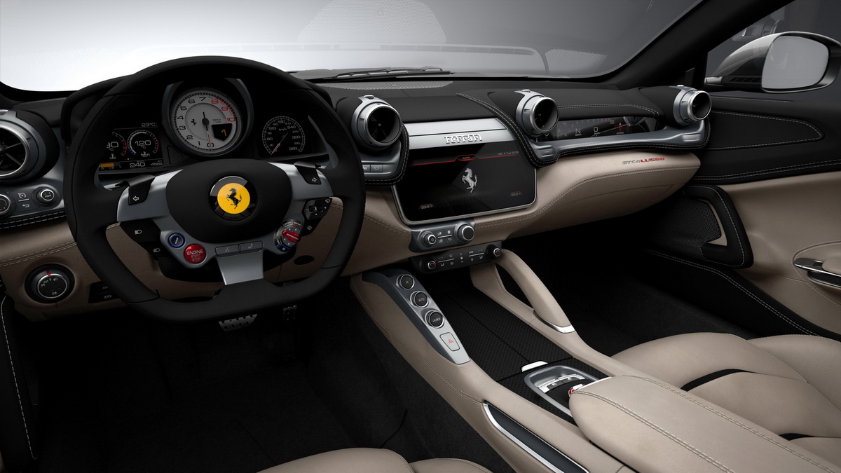 cabin siêu xe Ferrari GTC4Lusso