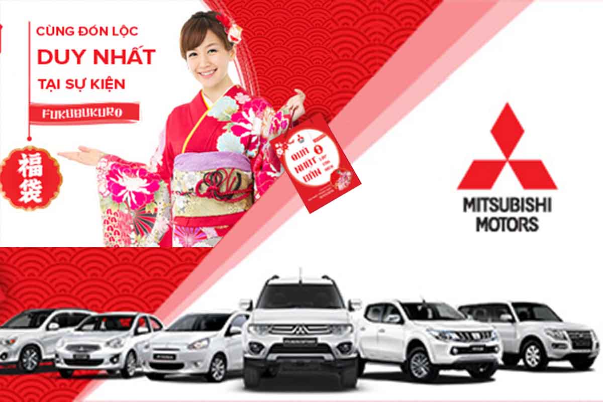 Mitsubishi khuyến mại đầu năm vói Fukubukuro