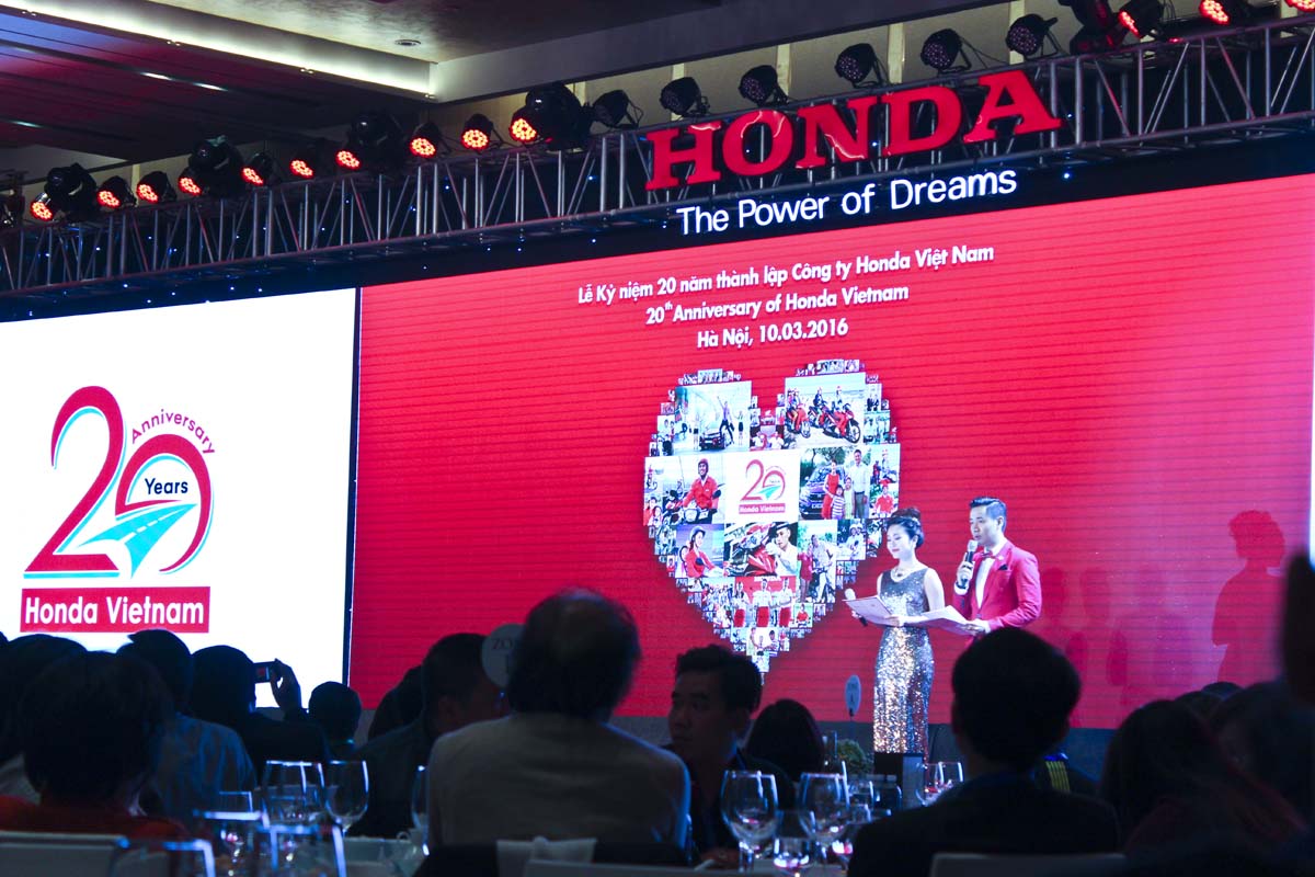lễ kỷ niệm Honda Việt Nam thành lập 20 năm