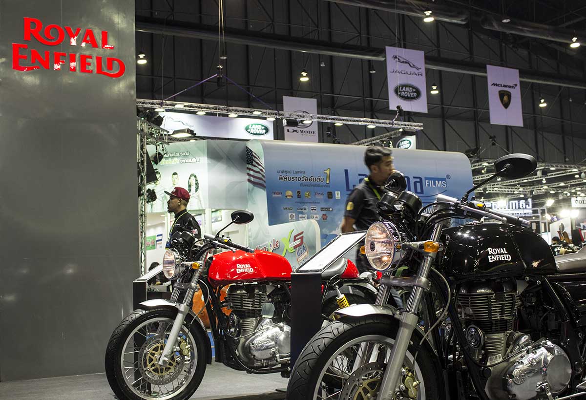royal enfield tai gian hàng xe máy tại bangkok motor show 2016