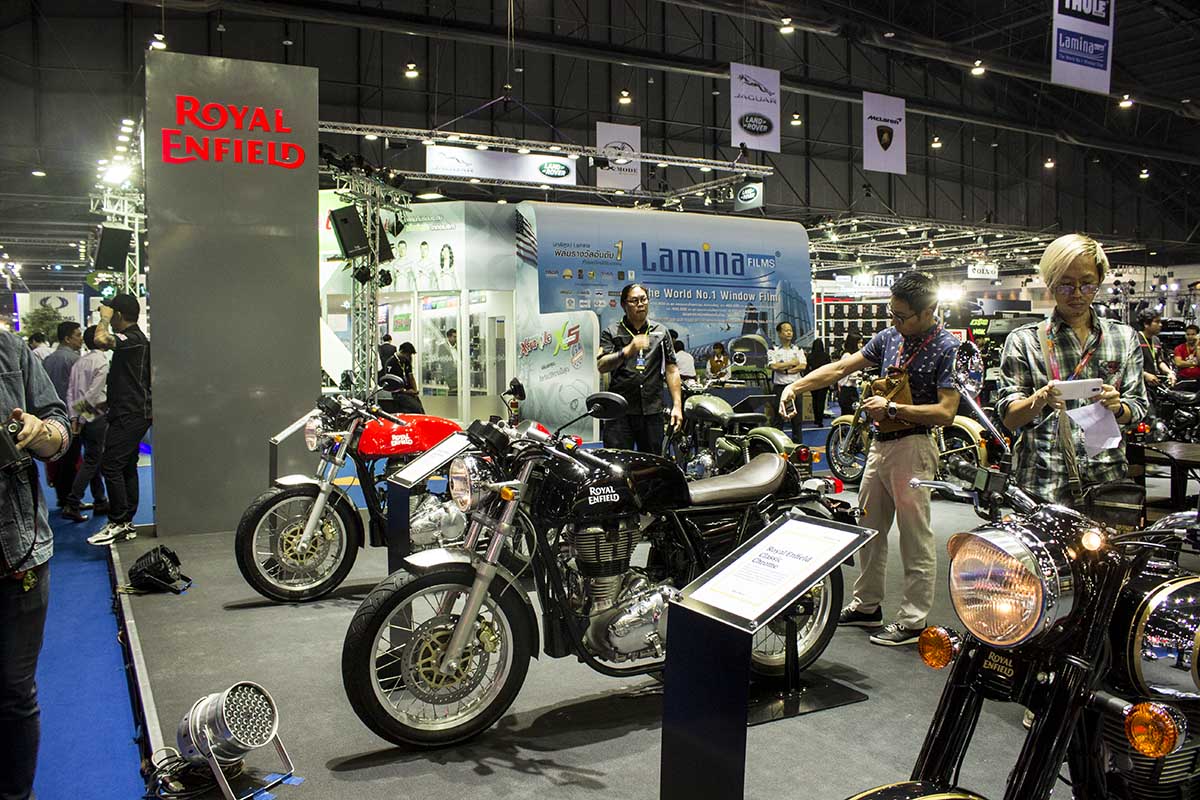 gian hàng xe máy triển lãm bangkok international motor show 2016