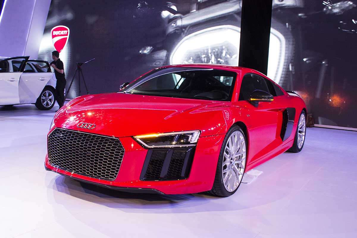 R8 V10 Plus 2016 tại triển lãm Audi Progressive