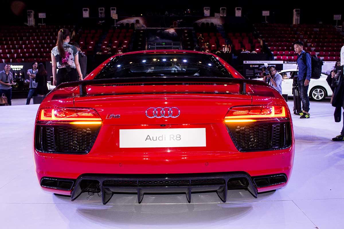 R8 V10 Plus 2016 tại triển lãm Audi Progressive