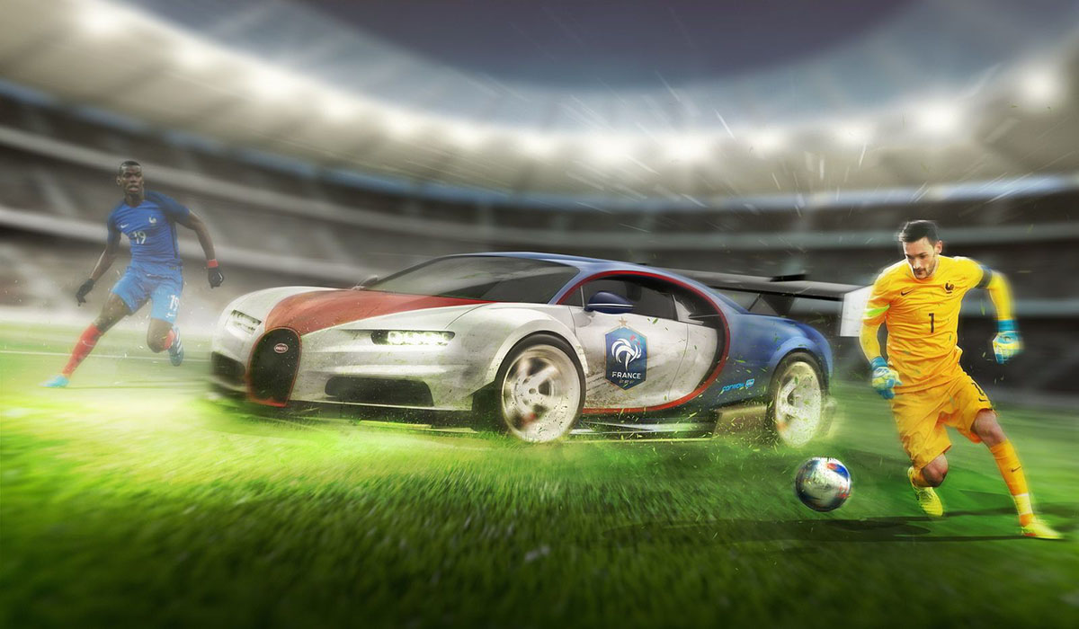 mẫu xe đại diện cho mỗi đội bóng tham dự Euro 2016