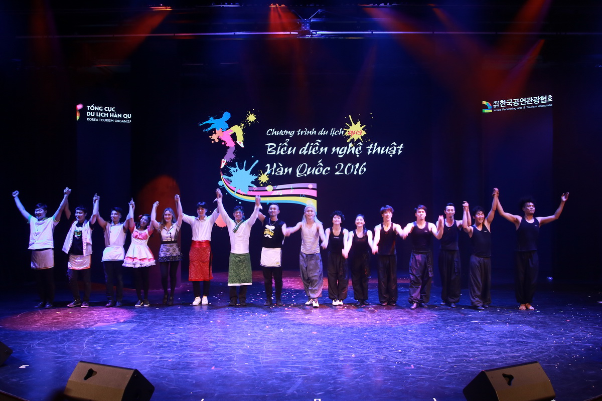 chương trình du lịch qua biểu diễn nghệ thuật Hàn Quốc tại Việt Nam 2016