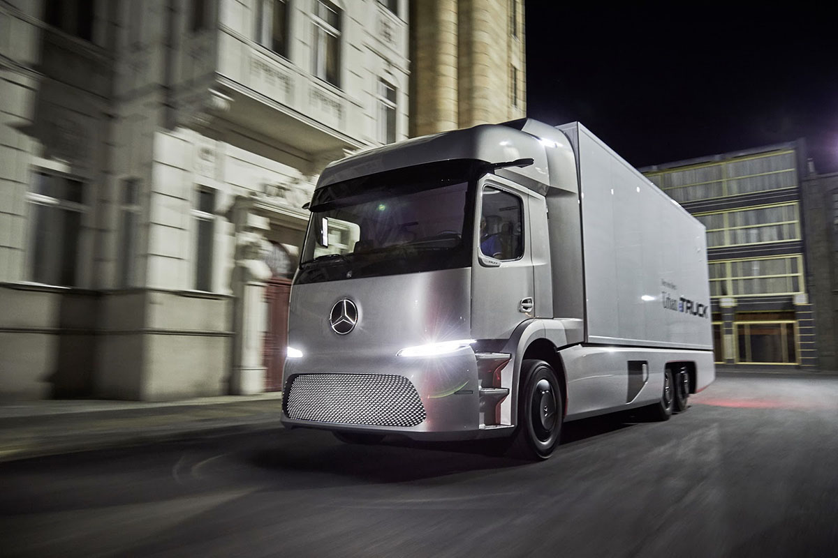 xe tải chạy điện Mercedes-Benz Urban eTruck