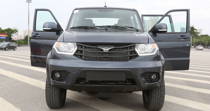 xe UAZ pickup tại Việt Nam