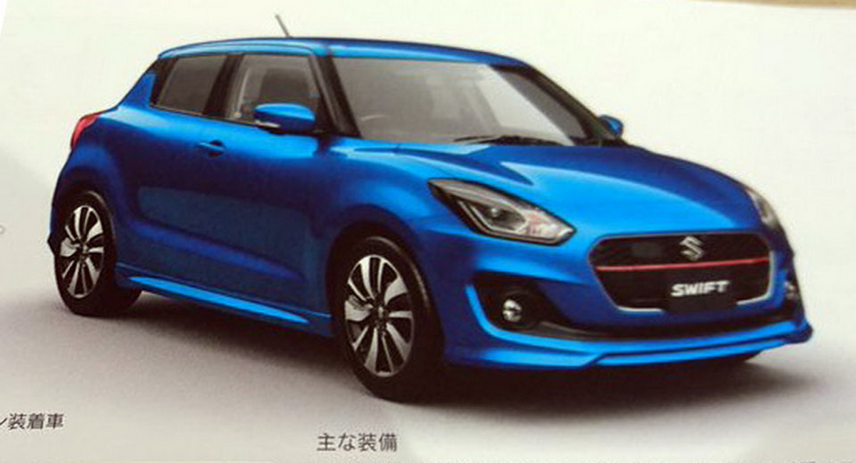 hé lộ hình ảnh của suzuki swift thế hê mới