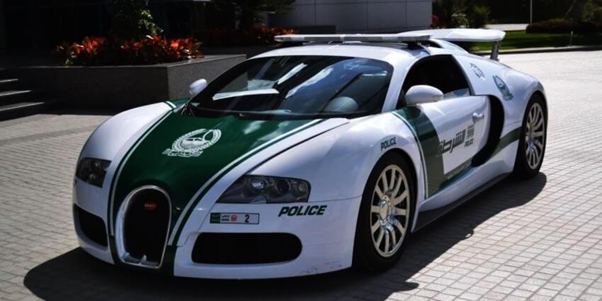 Bugatti Veyron Police Car