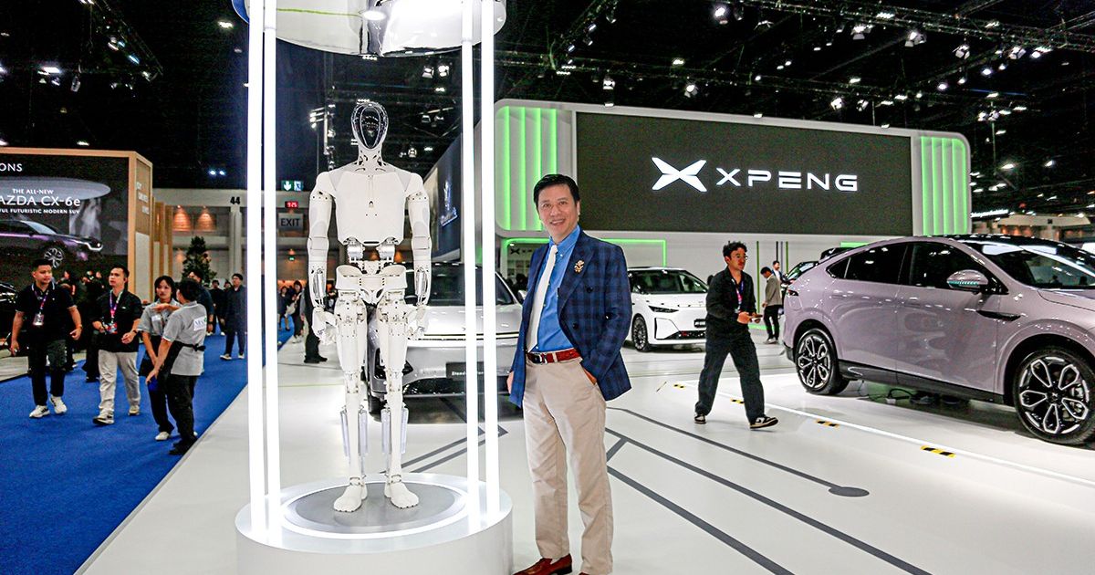 Robot IRON của XPENG tại Triển lãm Ô tô Quốc tế Bangkok 2026