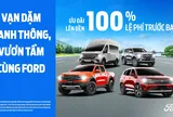 Ford Triển Khai Chương Trình Hỗ Trợ Lên Đến 100% Lệ Phí Trước Bạ