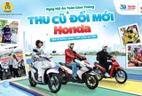 Honda khởi động chương trình “Thu cũ đổi mới” tại các khu công nghiệp toàn quốc
