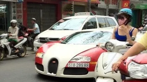 "Choáng váng" với Bugatti Veyron tại Việt Nam
