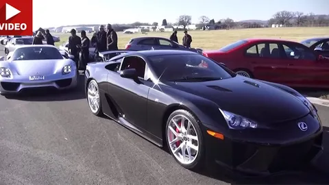 [Video] - Siêu xe Lexus "ngửi khói" Porsche 918 Spyder