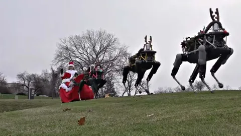 Đàn tuần lộc máy của Ông già Noel