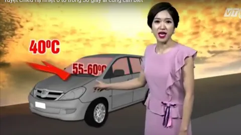 Tuyệt chiêu hạ nhiệt ô tô trong 30 giây ai cũng cần biết